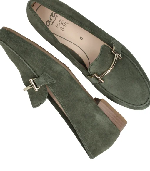 Clearance Ara Loafers Dames Groen