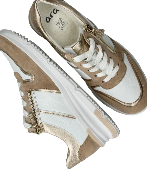 New Ara Neapal-Tron 2.0 Sneakers Dames Wit
