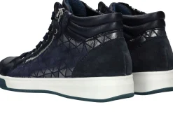 Fashion Ara OM-ST-HIGH-SOFT Sneakers Dames Blauw