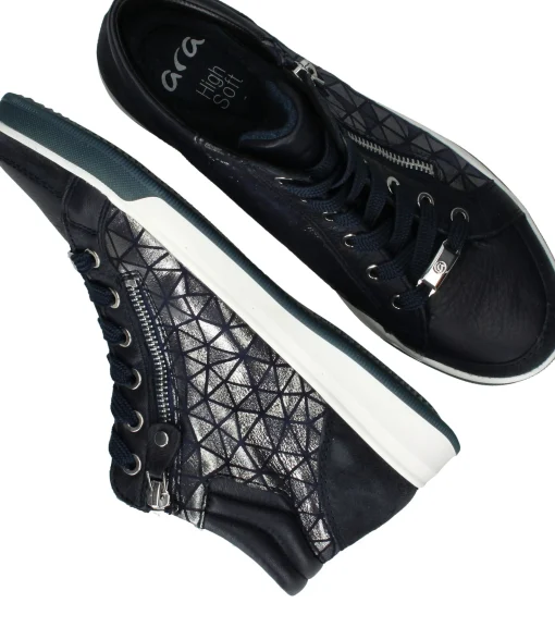 Fashion Ara OM-ST-HIGH-SOFT Sneakers Dames Blauw