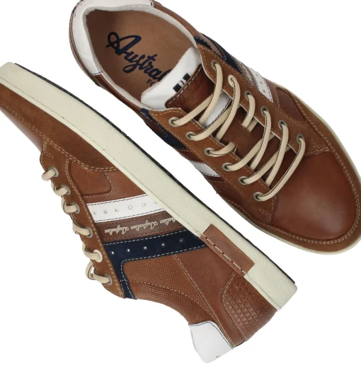 Hot Australian Nottingham Sneakers Heren Cognac
