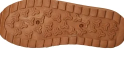 Sale Belizia Dichte pantoffels Dames Cognac