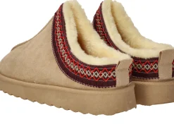 Best Belizia Dichte pantoffels Dames Beige