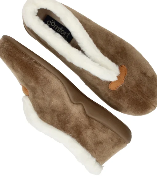 Hot Belizia Pantoffels Dames Taupe