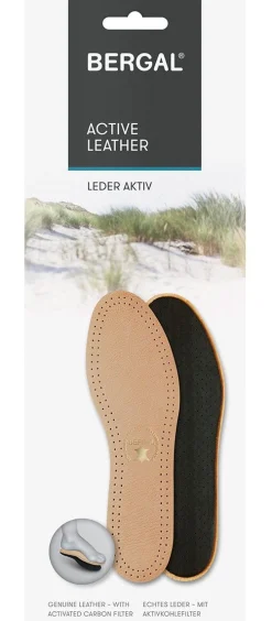 Online Bergal Active Leather Zooltjes Dames Bruin
