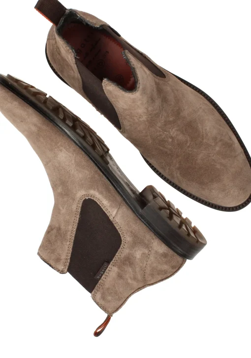Clearance Bugatti Bonifacio Chelseaboots Heren Taupe