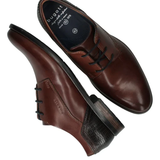 Best Bugatti Licio Eco Veterschoenen Heren Cognac