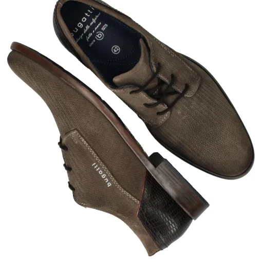 Hot Bugatti Licio Eco Veterschoenen Heren Taupe