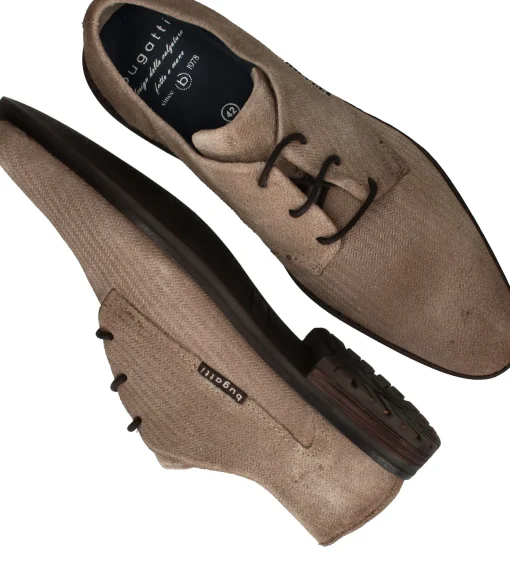 Hot Bugatti Veterschoenen Heren Taupe