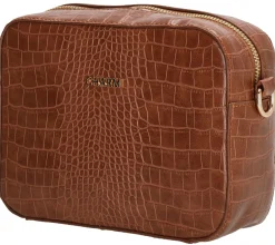 Sale Charm Schoudertas Dames Cognac