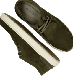 New Clarks Courtlite Wally Veterschoenen Heren Groen