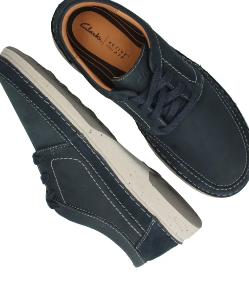 Best Clarks Nature 5 Lo Veterschoenen Heren Blauw