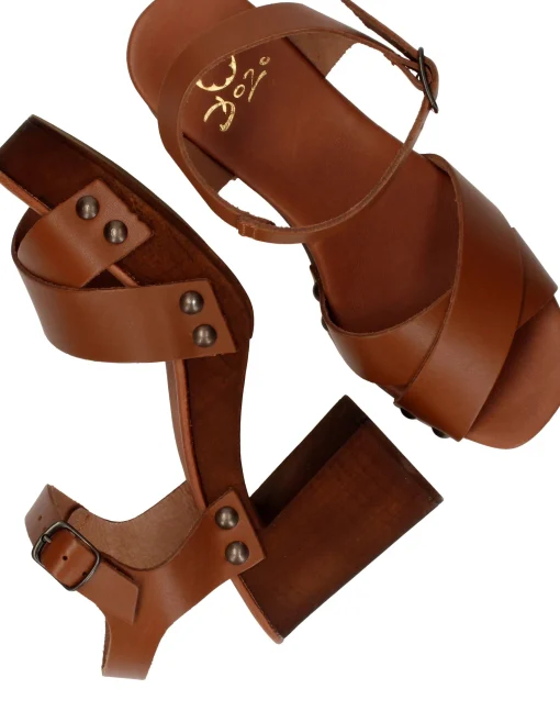 Fashion Dozo Hakken Dames Cognac