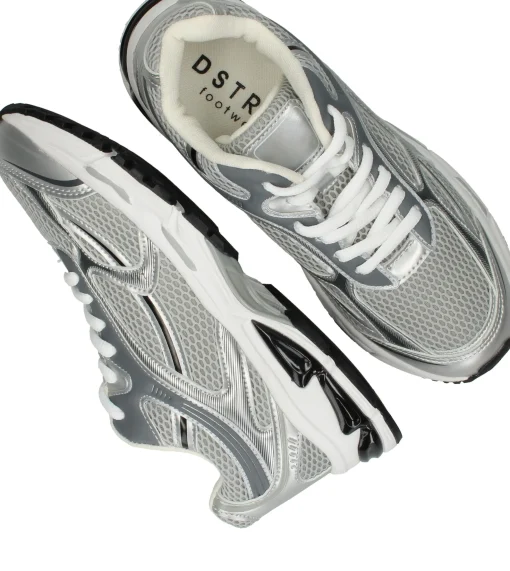Clearance DSTRCT Sneakers Dames Zilver