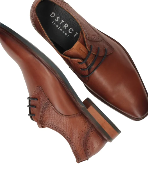 Clearance DSTRCT Veterschoenen Heren Cognac