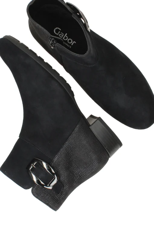 Online Gabor Enkellaarsjes Dames Blauw