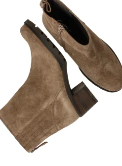 New Gabor Enkellaarsjes Dames Taupe