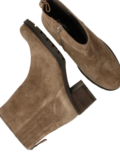 New Gabor Enkellaarsjes Dames Taupe