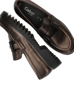 Discount Gabor Loafers Dames Bruin