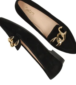 Discount Gabor Loafers Dames Zwart