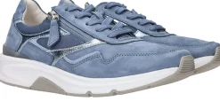 Outlet Gabor Rollingsoft Sneakers Dames Blauw