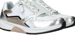 New Gabor Rollingsoft Sneakers Dames Zilver