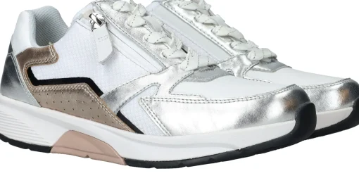 New Gabor Rollingsoft Sneakers Dames Zilver