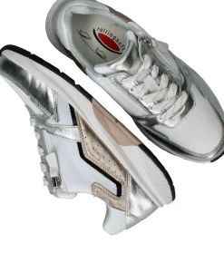 New Gabor Rollingsoft Sneakers Dames Zilver