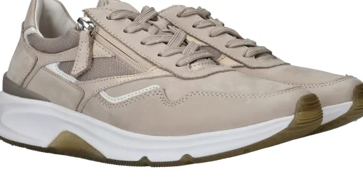 Outlet Gabor Rollingsoft Sneakers Dames Beige