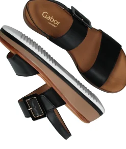 Discount Gabor Sandalen Dames Zwart
