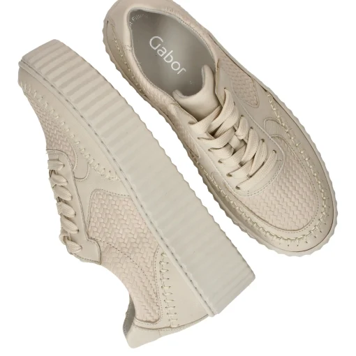 Clearance Gabor Sneakers Dames Beige