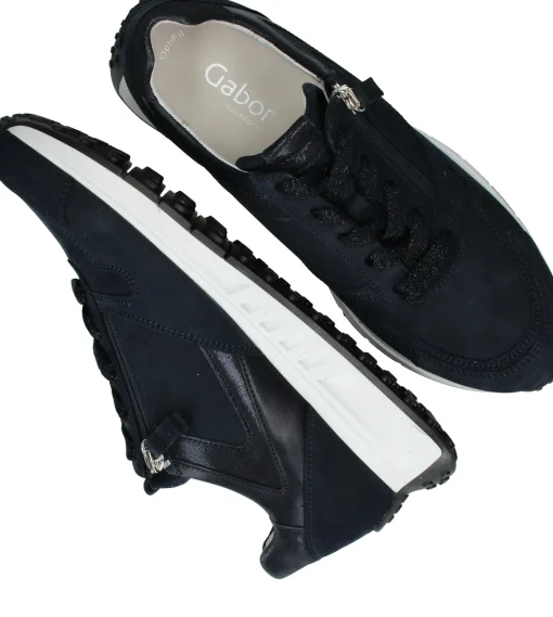 Discount Gabor Sneakers Dames Blauw