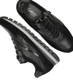 Hot Gabor Sneakers Dames Zwart