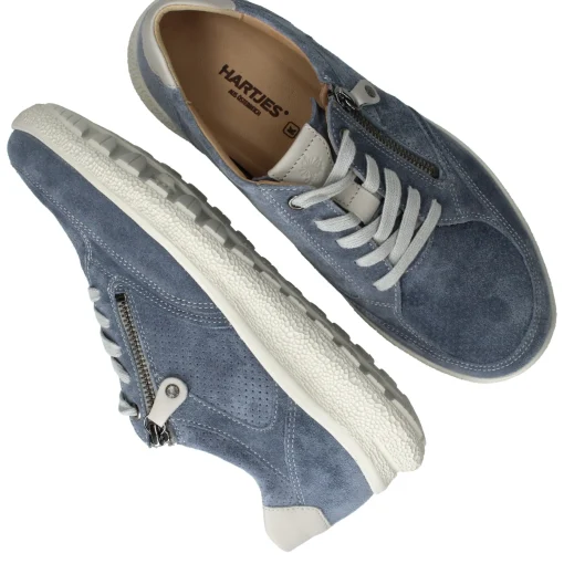Online Hartjes Sneakers Dames Blauw
