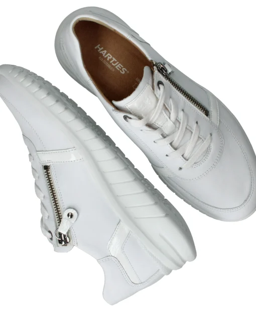 Fashion Hartjes Sneakers Dames Wit