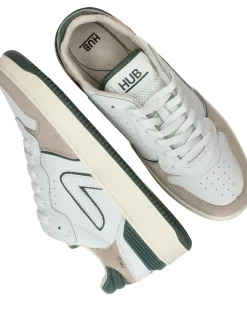 New HUB Smash L68 Sneakers Heren Wit