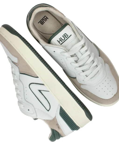 New HUB Smash L68 Sneakers Heren Wit