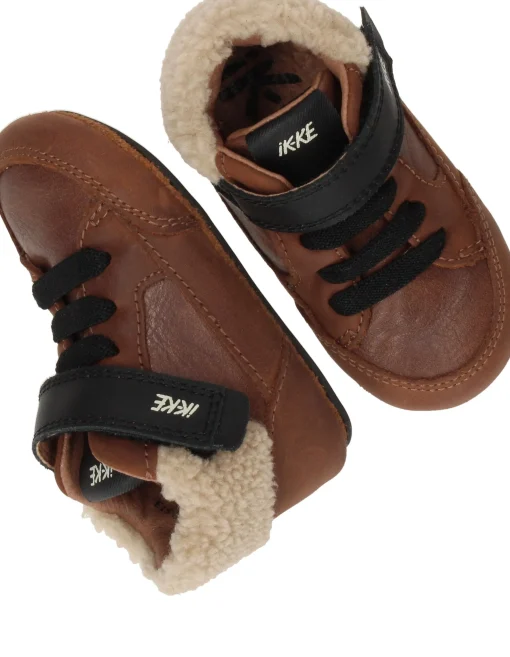 Clearance IKKE IK-KE Babyschoentjes Jongens Cognac