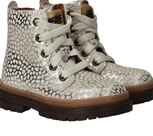 Discount IKKE IK-KE Veterboots Meisjes Goud