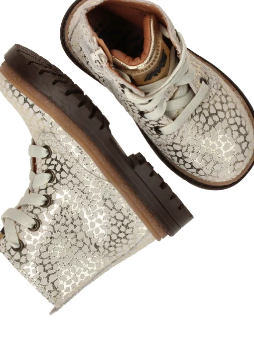 Discount IKKE IK-KE Veterboots Meisjes Goud