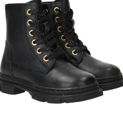 Fashion IKKE IK-KE Veterboots Meisjes Zwart