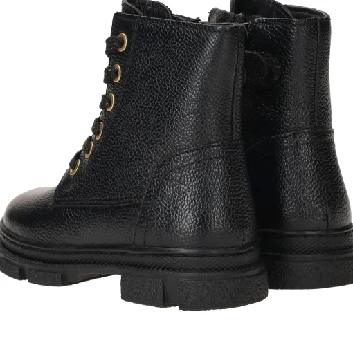 Fashion IKKE IK-KE Veterboots Meisjes Zwart