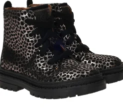 Sale IKKE IK-KE Veterboots Meisjes Zwart