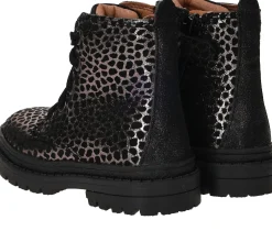 Sale IKKE IK-KE Veterboots Meisjes Zwart