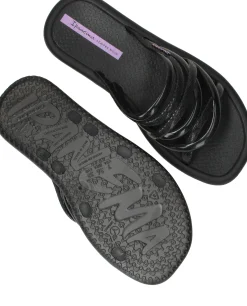 Discount Ipanema Meu Sol Rasteira Slippers Dames Zwart