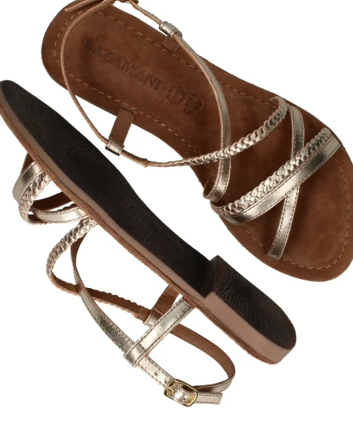 Discount Lazamani Sandalen Dames Goud