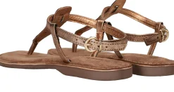 New Lazamani Sandalen Dames Goud