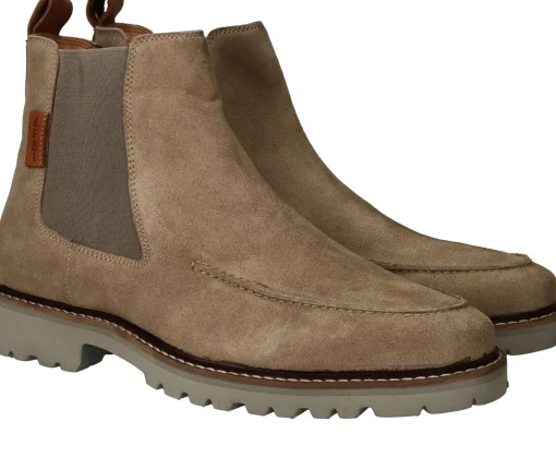 Discount LOFF 1881 Chelseaboots Heren Beige
