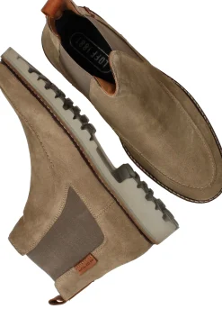 Discount LOFF 1881 Chelseaboots Heren Beige