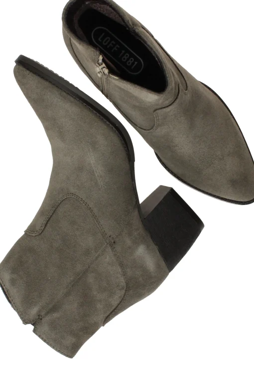 New LOFF 1881 Enkellaarsjes Dames Grijs